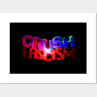 CRUSH FASCISM - ITEMS ONLY Posters and Art